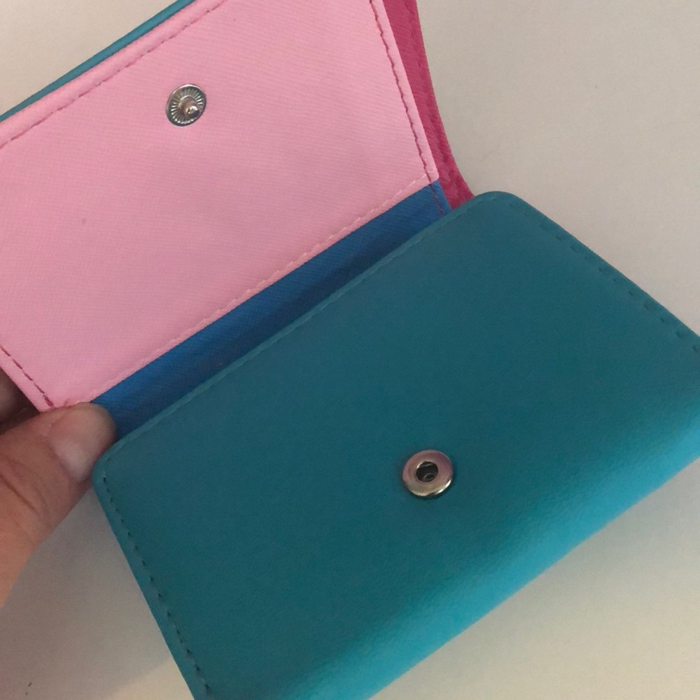 NEW SASSY BLUE CAT LOVERS COMPACT TRIFOLD WALLET - Picture 3 of 8